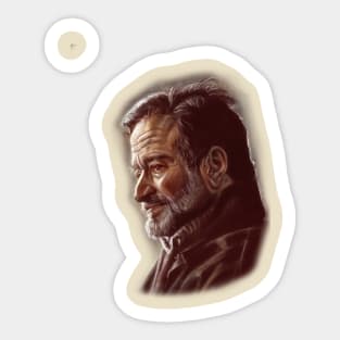 Robin Williams portrait Sticker